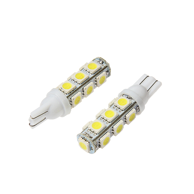 Автолампа светодиодная TORSO T10 W5W, 12 В, 13 SMd=5050, свет белый, набор 2 шт.