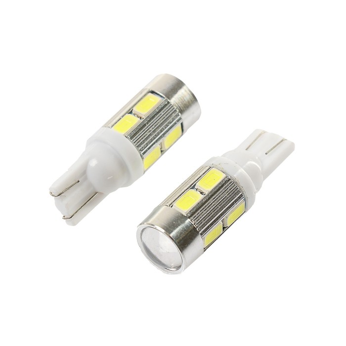 

Автолампа светодиодная Cartage, T10 W5W, 12 В, 10 SMD-5630, набор 2 шт