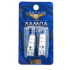 Автолампа светодиодная Cartage, T10 W5W, 12 В, 3 Вт, 6 SMD-5050, набор 2 шт 2612683 - фото 963315