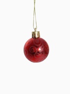 Ёлочные игрушки «Морозная зима», шары новогодние, d=4 см, набор 6 шт., красный - Фото 3