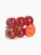 Ёлочные игрушки «Морозная зима», шары новогодние, d=4 см, набор 6 шт., красный - Фото 5