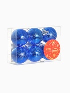 Ёлочные игрушки «Морозная зима», шары новогодние, d=4 см, набор 6 шт., синий 3505649