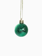 Ёлочные игрушки «Морозные узоры», шары новогодние, d=4 см, набор 6 шт., зелёный - Фото 3