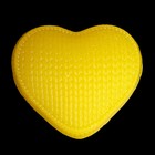 Мыло фигурное "Сердечко вязаное" желтое 67гр - Фото 2