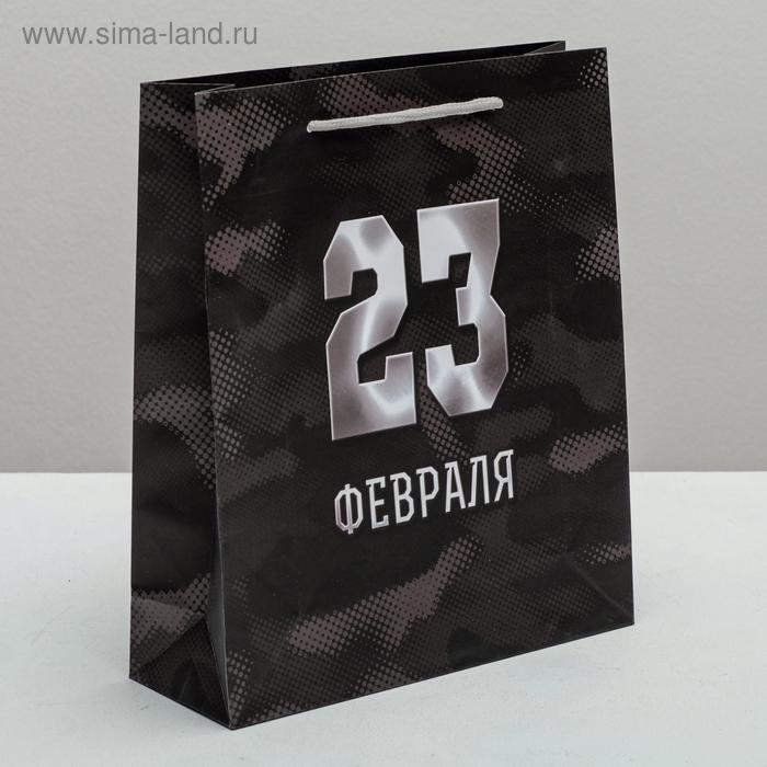Пакет ламинированный вертикальный «Спецподарок», ML 23 × 27 × 8 см - Фото 1