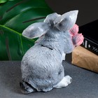 Копилка "Кролик с цветком" 19х13см МИКС - Фото 5