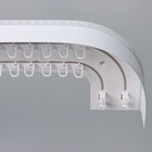 Карниз двухрядный, «Ультракомпакт. Лабиринт», 160 см, с декоративной планкой, белый - Фото 2