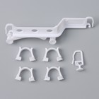 Карниз двухрядный, «Ультракомпакт. Лабиринт», 160 см, с декоративной планкой, белый - Фото 4