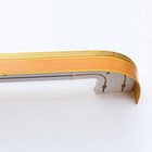 Карниз двухрядный «Ультракомпакт. Лабиринт», 160 см, с декоративной планкой, цвет бук - фото 298088790