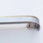 Карниз двухрядный «Ультракомпакт. Лабиринт», 160 см, с декоративной планкой, мрамор - фото 298088798