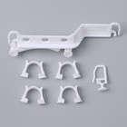 Карниз двухрядный «Ультракомпакт. Лабиринт», 180 см, с декоративной планкой, белый - Фото 4