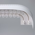 Карниз двухрядный, «Ультракомпакт. Лабиринт», 200 см, с декоративной планкой, белый - Фото 2