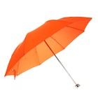 Зонт механический "Цветочки", R=50см, с проявляющимся рисунком, цвет оранжевый - Фото 2