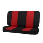 Авточехлы на сиденья TORSO Premium универсальные, 6 предметов, чёрно-красный AV-9 - Фото 4