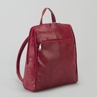 Рюкзак, отдел на молнии, 2 наружных кармана, цвет красный - Фото 1