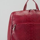 Рюкзак, отдел на молнии, 2 наружных кармана, цвет красный - Фото 4