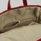 Рюкзак, отдел на молнии, 2 наружных кармана, цвет красный - Фото 5
