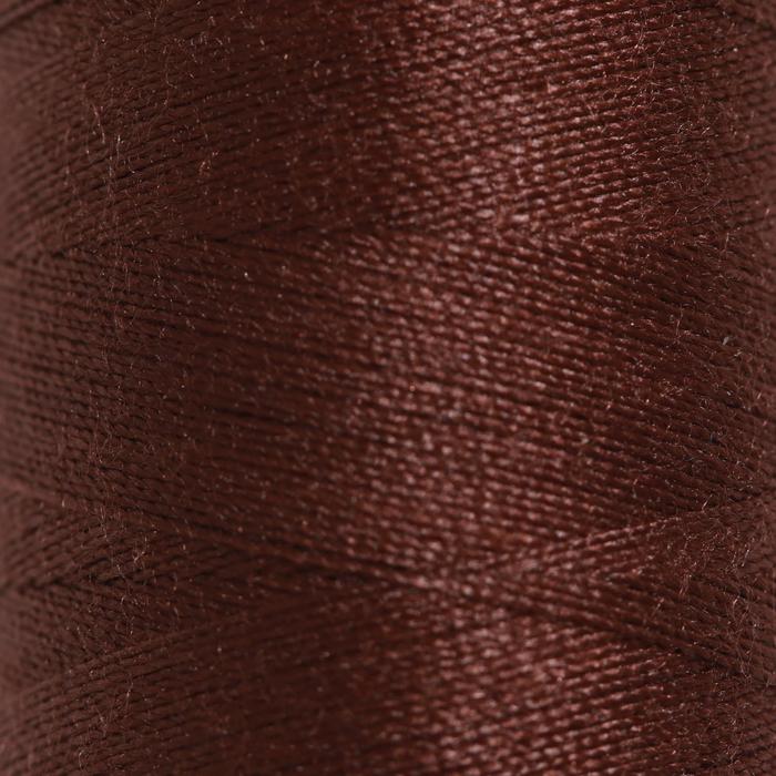 Нитки Dor Tak, 40/2, 400 ярд, цвет тёмно-коричневый №339 - Фото 1