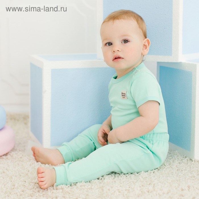 Ползунки с манжетами Basic, рост 62 - Фото 1