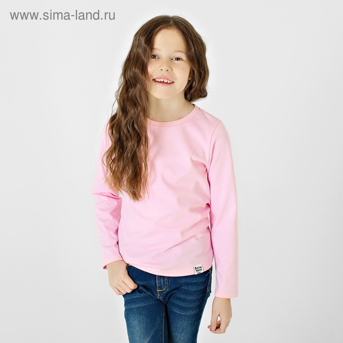 Лонгслив для девочки, Basic, рост 116 см - Фото 1