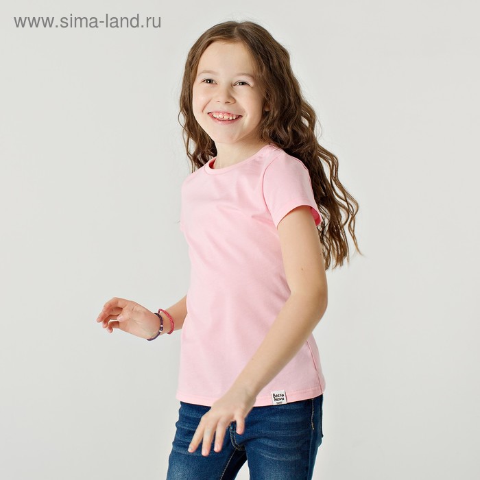 Футболка для девочки, Basic, рост 110 см - Фото 1