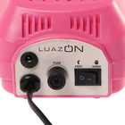 Аппарат для маникюра Luazon LMM-01-02, 12 насадок, до 25000 об/мин, 15 Вт, розовый - Фото 3