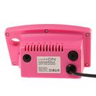 Аппарат для маникюра Luazon LMM-01-03, 12 насадок, до 25000 об/мин, 15 Вт, розовый - Фото 3
