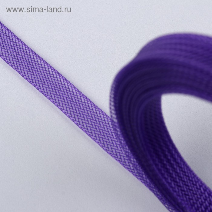 Регилин плоский, 10 мм, 5 ± 0,5 м, цвет фиолетовый - Фото 1