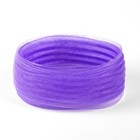 Регилин плоский, гофрированный, 44мм, 5±1м, цвет фиолетовый - Фото 3