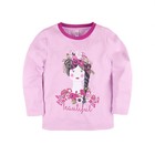 Лонгслив для девочки, 'Клюква', рост 134 см - Фото 2