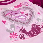 Лонгслив для девочки, 'Клюква', рост 116 см - Фото 3