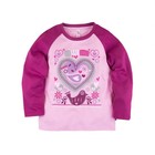 Лонгслив для девочки, 'Клюква', рост 122 см - Фото 2