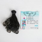 Волосы - тресс для кукол «Завитки» длина волос: 15 см, ширина: 100 см, №LSA063 - Фото 1