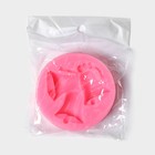 Силиконовый молд «Колокольчики крупные», 7×7 см, цвет розовый - Фото 4