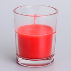 Свеча  ароматическая в стекле 5х6см, клубника - Фото 3