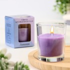 Свеча ароматическая в стакане 5×6 см, лаванда - Фото 1