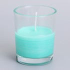 Свеча ароматическая в стакане 5×6 см, яблоко - Фото 3