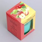 Свеча ароматическая в стакане 5×6 см, яблоко - Фото 6