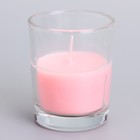 Свеча  ароматическая в стекле 5х6см, роза - Фото 4
