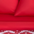 Постельное бельё «Этель» 2 сп Новогодняя вязка 175×215 см, 200×220 см, 70×70 см - 2 шт., поплин - Фото 2