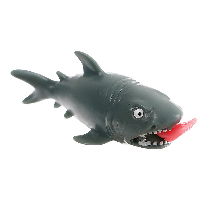 Антистресс игрушка - мялка «Акула», с ногой - Фото 1