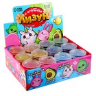 Лизун - слайм «Единорог», твёрдый, МИКС - Фото 2