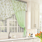 Комплект штор для кухни Византия 280х160 см, цв. св.зеленый правая, пэ 100% - фото 4818020