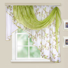 Комплект штор для кухни «Иллюзия», 300х150 см, цвет зелёный, принт микс - фото 321585965