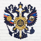 Герб настенный "Лучший сотрудник МВД", 22,5 х 25 см - Фото 1