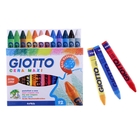 Мелки восковые 12 цветов GIOTTO CERA Maxi 100/11.5 мм, круглые - фото 8358139