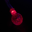 УЦЕНКА Гирлянда «Нить» 5 м с насадками «Фонарики», IP20, прозрачная нить, 20 LED, свечение мульти (RG/RB), мигание, 220 В - Фото 6