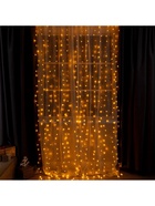УЦЕНКА Гирлянда «Занавес», 2×3 м, IP20, 720 LED, 220 В, 8 режимов, прозрачная нить, свечение жёлтое - Фото 7