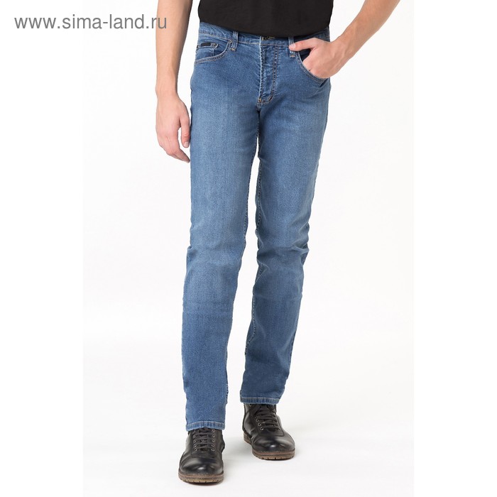 Джинсы мужские, цвет голубой, размер 36 - Фото 1