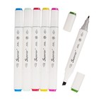 Набор маркеров Superior, профессиональные, двусторонние, 6 штук, 6 цветов, стандарт, MS-898 - Фото 1